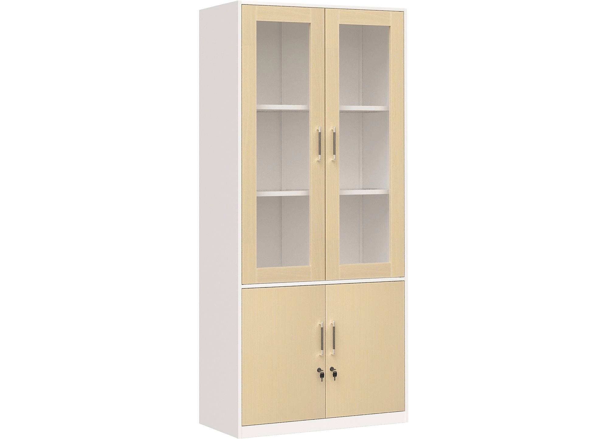 TỦ SẮT CÁNH GỖ THE ONE 
TU09K3GM